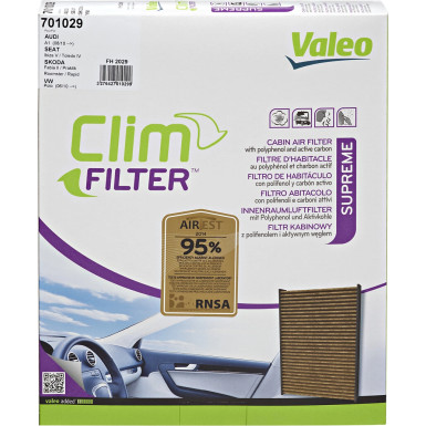 Valeo | Filter, Innenraumluft | 701029