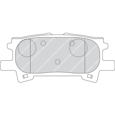 Ferodo | Bremsbelagsatz, Scheibenbremse | FDB1731