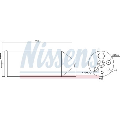 Nissens | Trockner, Klimaanlage | 95070