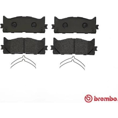 Brembo | Bremsbelagsatz, Scheibenbremse | P 83 117