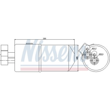 Nissens | Trockner, Klimaanlage | 95436