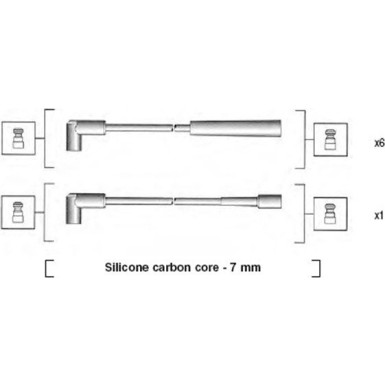 Magneti Marelli | Zündleitungssatz | 941425010939