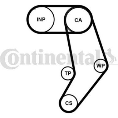ContiTech | Wasserpumpe + Zahnriemensatz | CT939WP10PRO