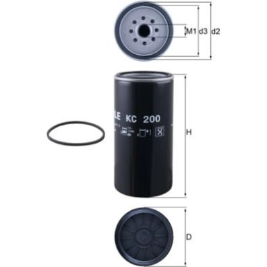 Knecht | Kraftstofffilter | KC 200