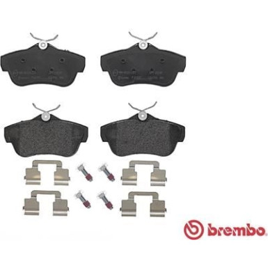 Brembo | Bremsbelagsatz, Scheibenbremse | P 61 095