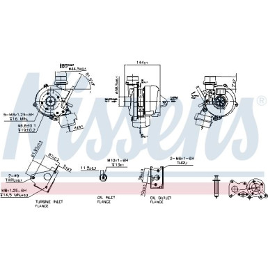 Nissens | Lader, Aufladung | 93092