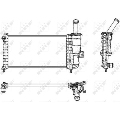 NRF | Kühler, Motorkühlung | 53230