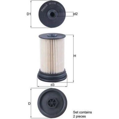 Knecht | Kraftstofffilter | KX 516/S