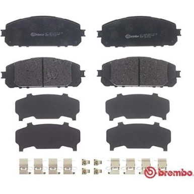 Brembo | Bremsbelagsatz, Scheibenbremse | P 37 021