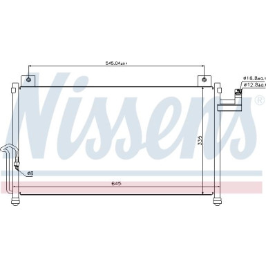 Nissens | Kondensator, Klimaanlage | 94742