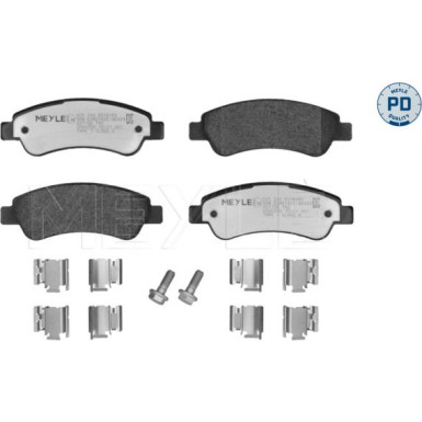 Meyle | Bremsbelagsatz, Scheibenbremse | 025 244 6519/PD