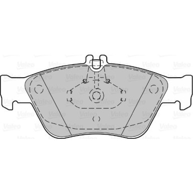 Valeo | Bremsbelagsatz, Scheibenbremse | 598357