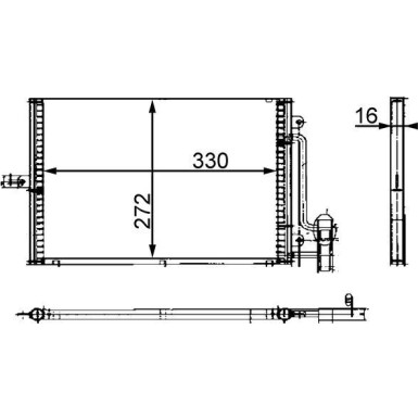 Mahle | Kondensator, Klimaanlage | AC 317 000S