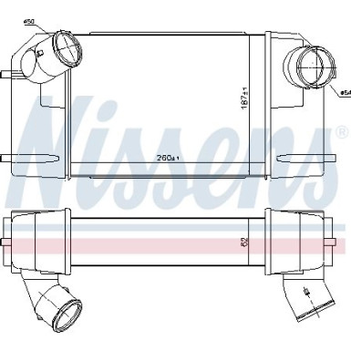 Nissens | Ladeluftkühler | 96489