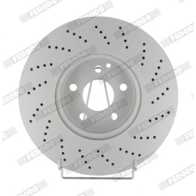 FERODO DDF1694C-1 Bremsscheibe 322mm für MERCEDES-BENZ C-Klasse, E-Klasse gelocht/innenbel., beschichtet