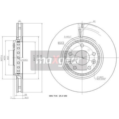 Maxgear | Bremsscheibe | 19-2363