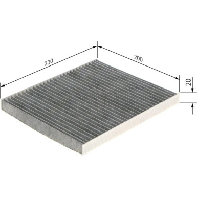 BOSCH 1 987 435 558 Innenraumfilter