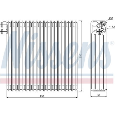 Nissens | Verdampfer, Klimaanlage | 92213