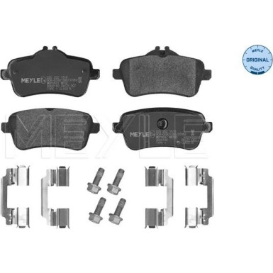 Meyle | Bremsbelagsatz, Scheibenbremse | 025 252 1518