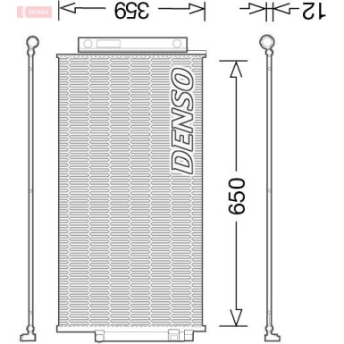 Denso | Kondensator, Klimaanlage | DCN09047