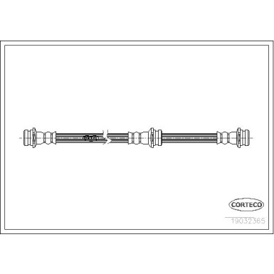 Corteco | Bremsschlauch | 19032365