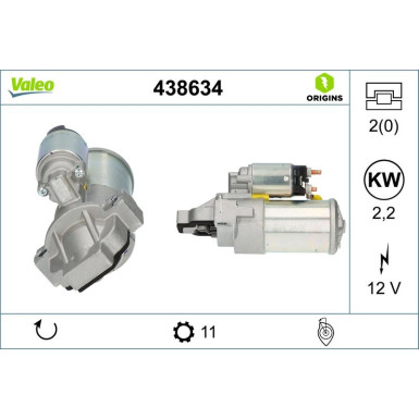 Valeo | Starter | 438634 Valeo | Starter | 438634