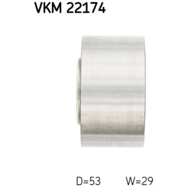 SKF | Umlenk-/Führungsrolle, Zahnriemen | VKM 22174