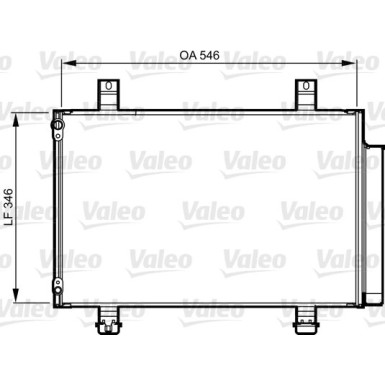 Valeo | Kondensator, Klimaanlage | 814237