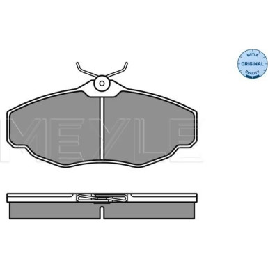 Meyle | Bremsbelagsatz, Scheibenbremse | 025 234 5219