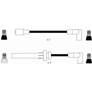NGK | Zündleitungssatz | 7248