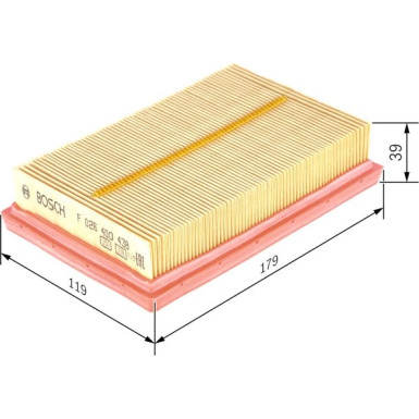 BOSCH F 026 400 438 Luftfilter