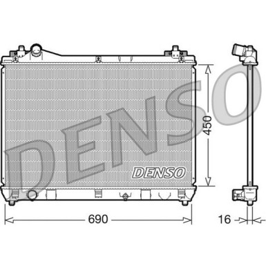 Denso | Kühler, Motorkühlung | DRM47016