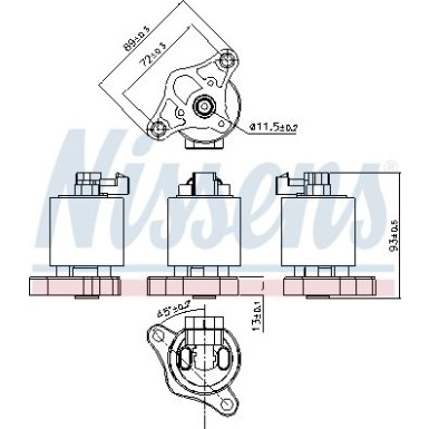 Nissens | AGR-Ventil | 98153