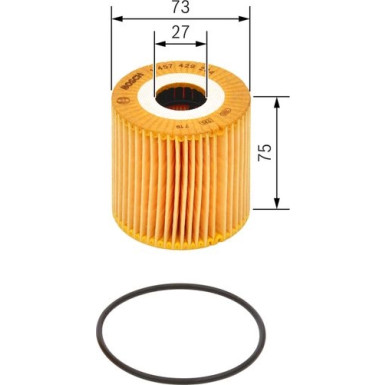 BOSCH 1 457 429 284 Ölfilter