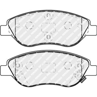 Ferodo | Bremsbelagsatz, Scheibenbremse | FDB5138
