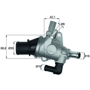 Mahle | Thermostat, Kühlmittel | TI 154 88