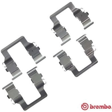 Brembo | Zubehörsatz, Scheibenbremsbelag | A 02 201