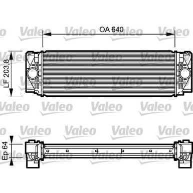 Valeo | Ladeluftkühler | 818732