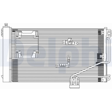 Delphi | Kondensator, Klimaanlage | TSP0225610