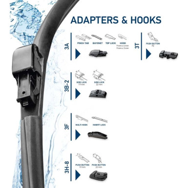 Hella | Wischblatt | Scheibenwischer | 9XW 358 053-161 Hella | Wischblatt | Scheibenwischer | 9XW 358 053-161