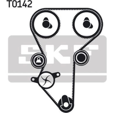 SKF | Wasserpumpe + Zahnriemensatz | VKMC 03213