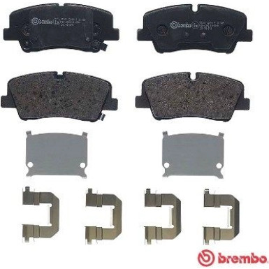 Brembo | Bremsbelagsatz, Scheibenbremse | P 30 089