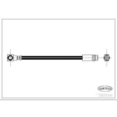 Corteco | Bremsschlauch | 19034349