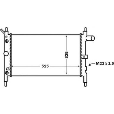 Mahle | Kühler, Motorkühlung | CR 1492 000S