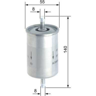 BOSCH | Kraftstofffilter | 0 450 905 002