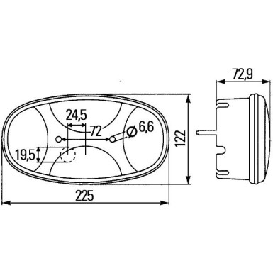 Hella | Heckleuchte | 2VA 343 640-071