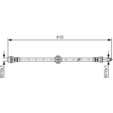 BOSCH | Bremsschlauch | 1 987 476 753