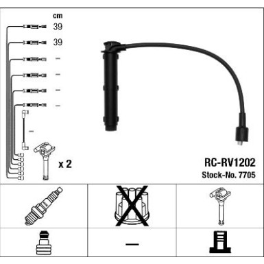 NGK | Zündleitungssatz | 7705