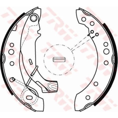 TRW | Bremsbackensatz | GS8467