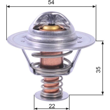 Gates | Thermostat, Kühlmittel | TH22689G1